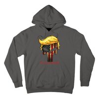 Ultra MAGA #UltraMAGA Punisher Trump Hoodie