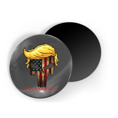 Ultra MAGA #UltraMAGA Punisher Trump Magnet