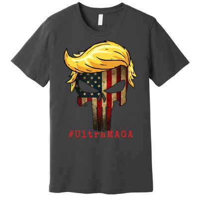 Ultra MAGA #UltraMAGA Punisher Trump Premium T-Shirt