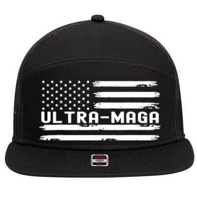 Ultra Maga 7 Panel Mesh Trucker Snapback Hat