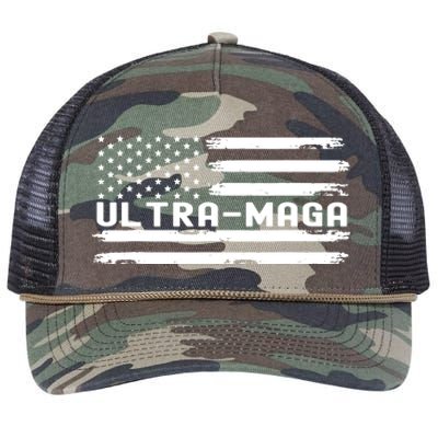 Ultra Maga Retro Rope Trucker Hat Cap