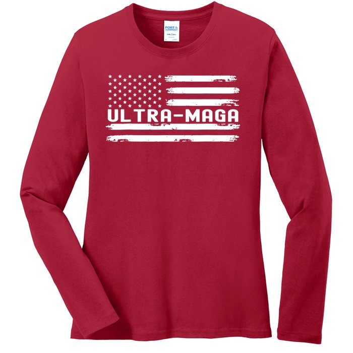 Ultra Maga Ladies Long Sleeve Shirt