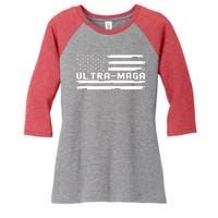 Ultra Maga Women's Tri-Blend 3/4-Sleeve Raglan Shirt