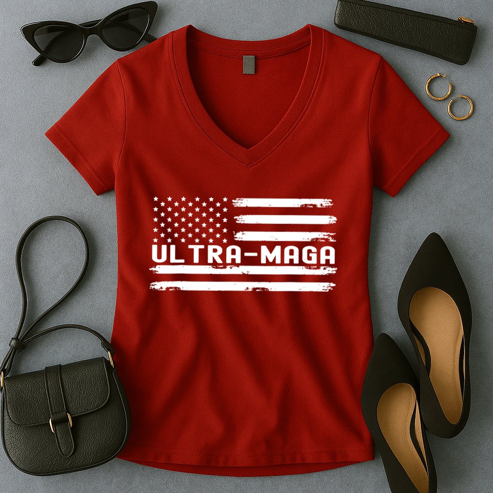 Ultra Maga Women's V-Neck T-Shirt