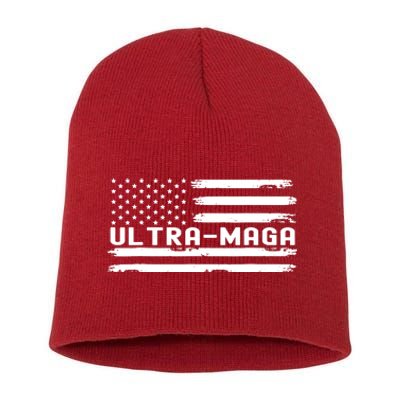 Ultra Maga Short Acrylic Beanie