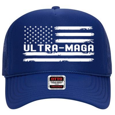 Ultra Maga High Crown Mesh Back Trucker Hat