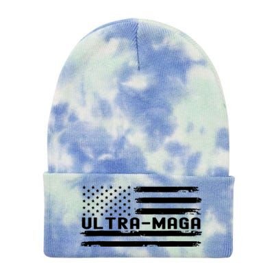 Ultra Maga Tie Dye 12in Knit Beanie