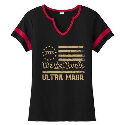 Ultra MAGA Ladies Halftime Notch Neck Tee