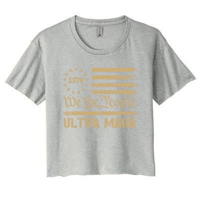 Ultra MAGA Women's Crop Top Tee