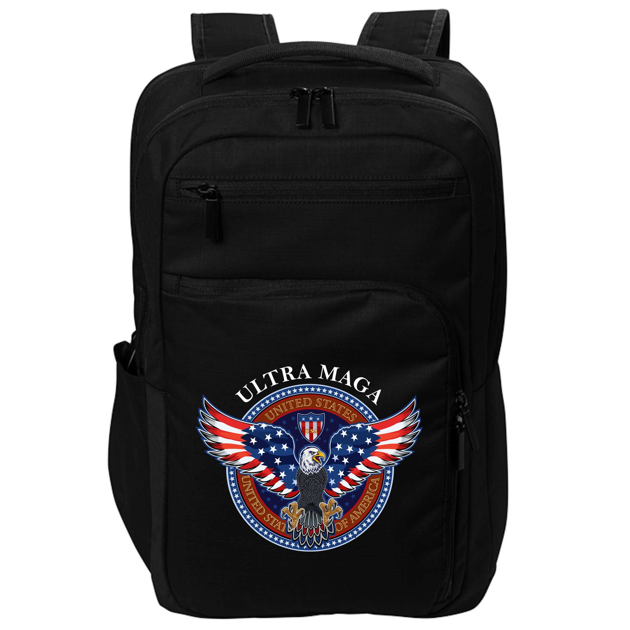 Ultra MAGA USA Eagle Crest Trump 2024 United States America Impact Tech Backpack