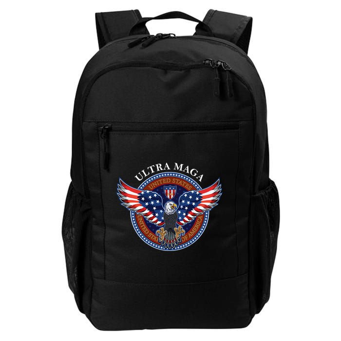 Ultra MAGA USA Eagle Crest Trump 2024 United States America Backpack