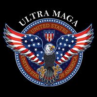 Ultra MAGA USA Eagle Crest Trump 2024 United States America Backpack