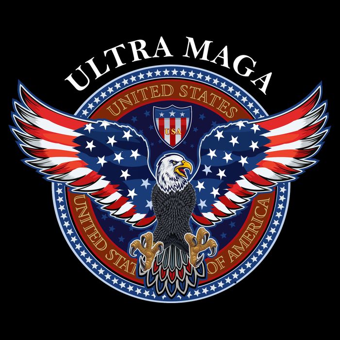 Ultra MAGA USA Eagle Crest Trump 2024 United States America Backpack