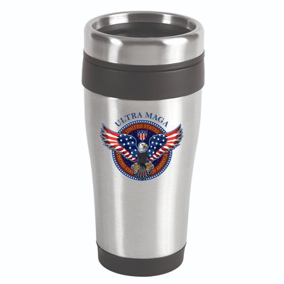 Ultra MAGA USA Eagle Crest Trump 2024 United States America 16oz Travel Tumbler