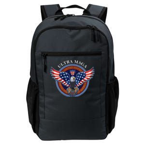 Ultra MAGA USA Eagle Crest Trump 2024 United States America Daily Commute Backpack