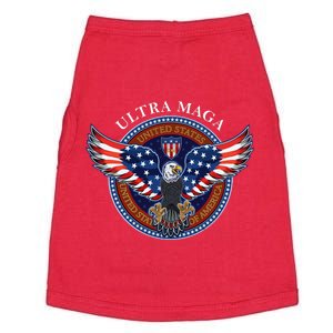 Ultra MAGA USA Eagle Crest Trump 2024 United States America Doggie Tank