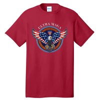 Ultra MAGA USA Eagle Crest Trump 2024 United States America Tall T-Shirt