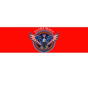 Ultra MAGA USA Eagle Crest Trump 2024 United States America Bumper Sticker