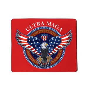 Ultra MAGA USA Eagle Crest Trump 2024 United States America Mousepad