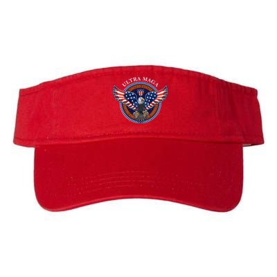 Ultra MAGA USA Eagle Crest Trump 2024 United States America Visor