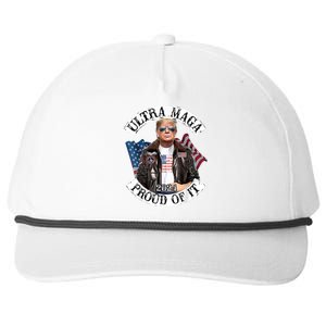 Ultra Maga And Proud Of It Snapback Five-Panel Rope Hat