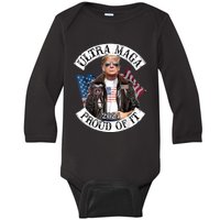 Ultra Maga And Proud Of It Baby Long Sleeve Bodysuit