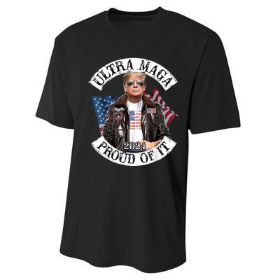 Ultra Maga And Proud Of It Performance Sprint T-Shirt