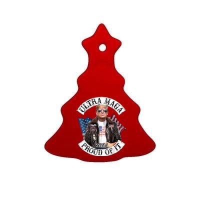 Ultra Maga And Proud Of It Ceramic Tree Ornament