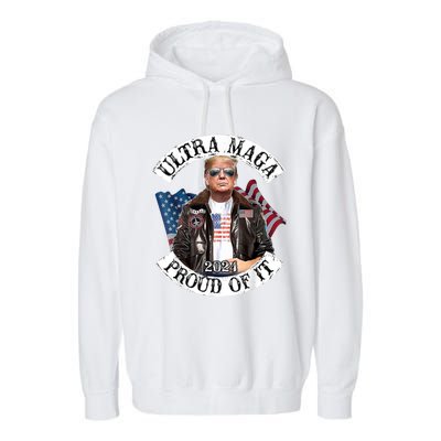 Ultra Maga And Proud Of It Garment-Dyed Fleece Hoodie