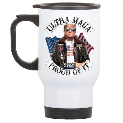 Ultra Maga And Proud Of It Stainless Steel Travel Mug