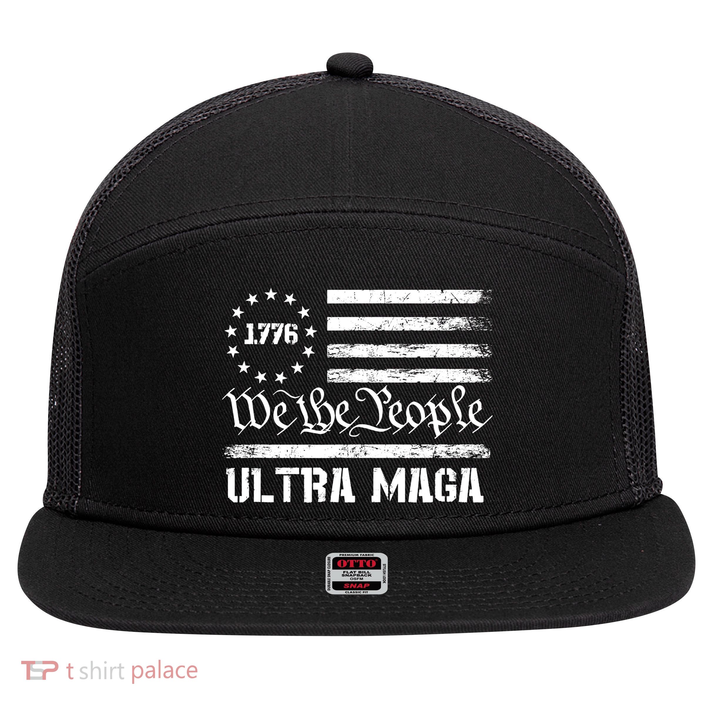 Ultra MAGA 7 Panel Mesh Trucker Snapback Hat