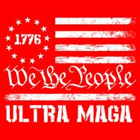 Ultra MAGA Flat Bill Trucker Hat