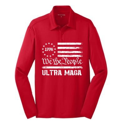 Ultra MAGA Silk Touch Performance Long Sleeve Polo