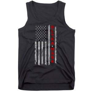 Ultra Maga US Flag American Patriotic Trump Supporter Tank Top