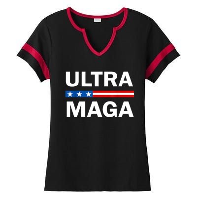 Ultra MAGA Ladies Halftime Notch Neck Tee