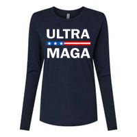 Ultra MAGA Womens Cotton Relaxed Long Sleeve T-Shirt