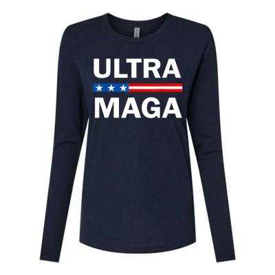 Ultra MAGA Womens Cotton Relaxed Long Sleeve T-Shirt