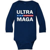 Ultra MAGA Baby Long Sleeve Bodysuit