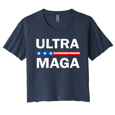 Ultra MAGA Women's Crop Top Tee