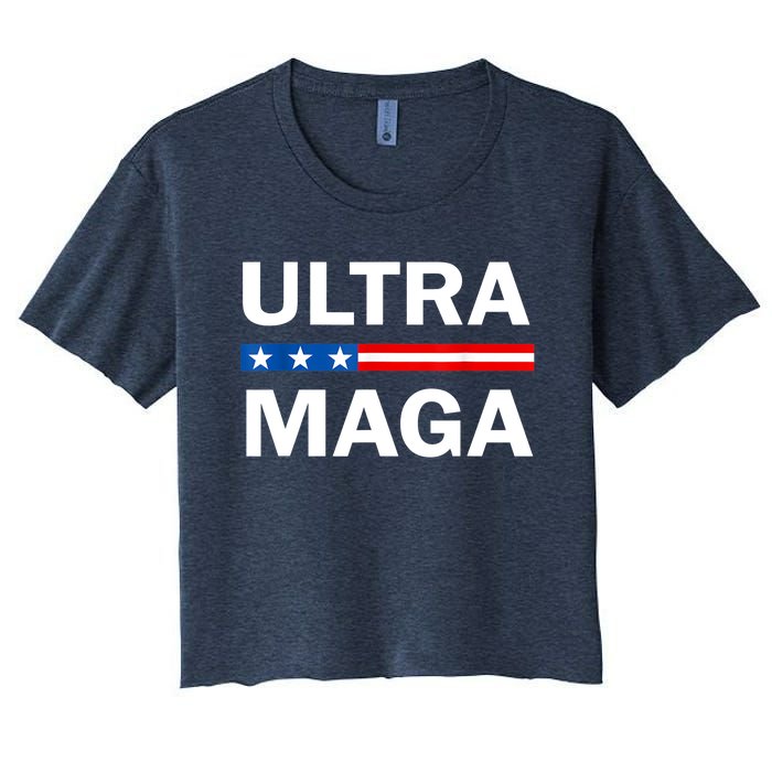 Ultra MAGA Women's Crop Top Tee