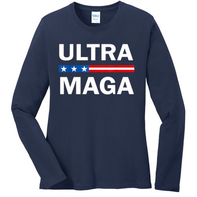 Ultra MAGA Ladies Long Sleeve Shirt