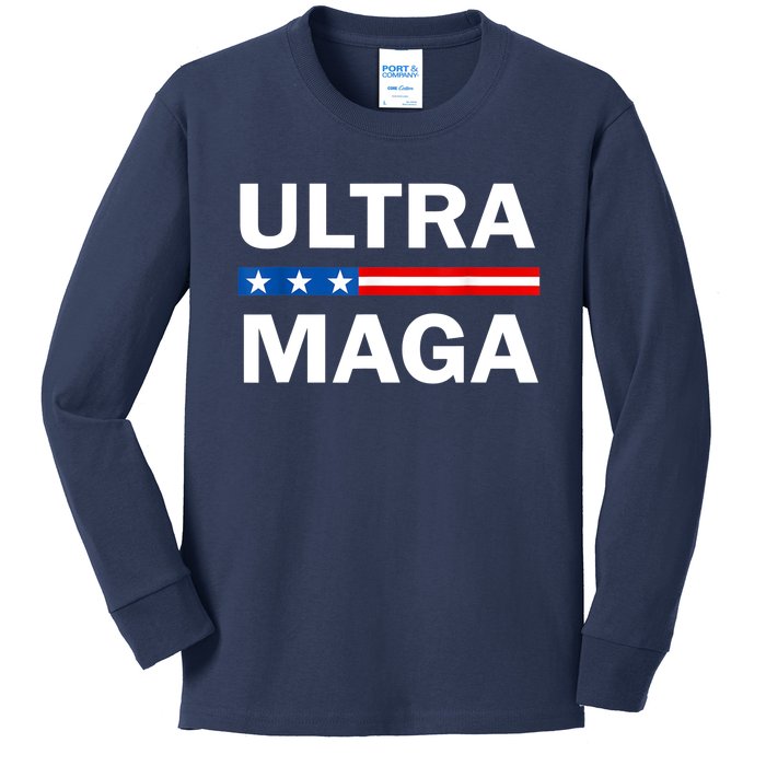 Ultra MAGA Kids Long Sleeve Shirt