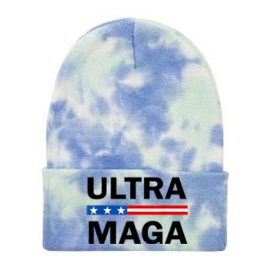 Ultra MAGA Tie Dye 12in Knit Beanie