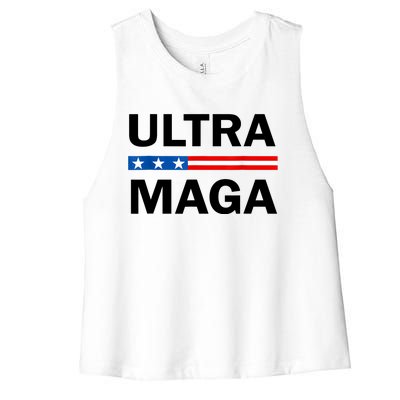 Ultra MAGA Women's Racerback Cropped Tank