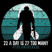 US Military Veterans Suicide Awareness PTSD Awareness Kids Hoodie