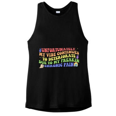 Unfortunately My Vibe Continues To Deteriorate Ladies PosiCharge Tri-Blend Wicking Tank
