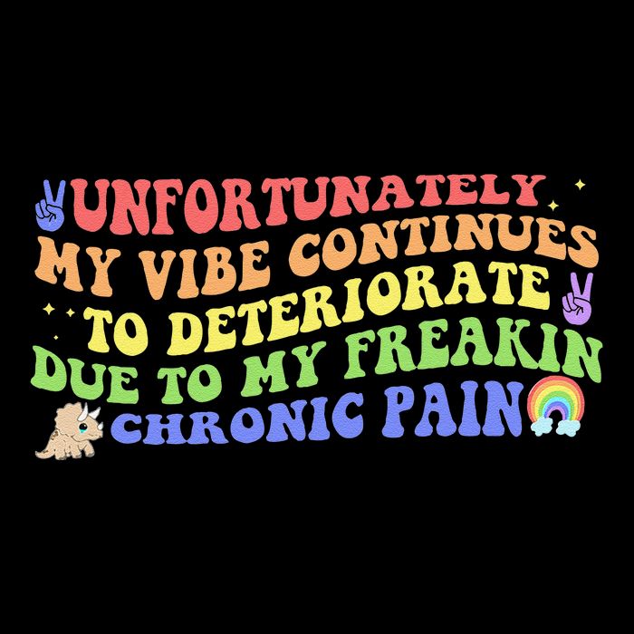 Unfortunately My Vibe Continues To Deteriorate Drawstring Bag