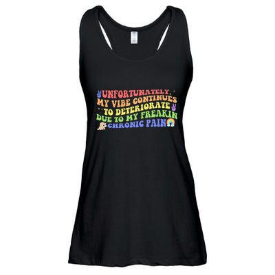 Unfortunately My Vibe Continues To Deteriorate Ladies Essential Flowy Tank