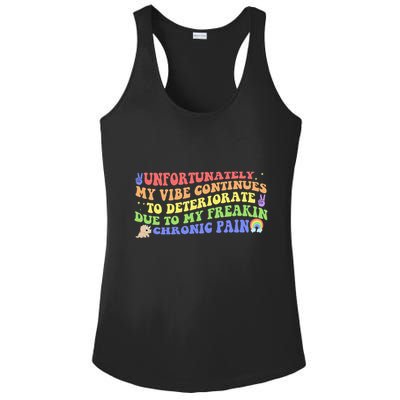 Unfortunately My Vibe Continues To Deteriorate Ladies PosiCharge Competitor Racerback Tank