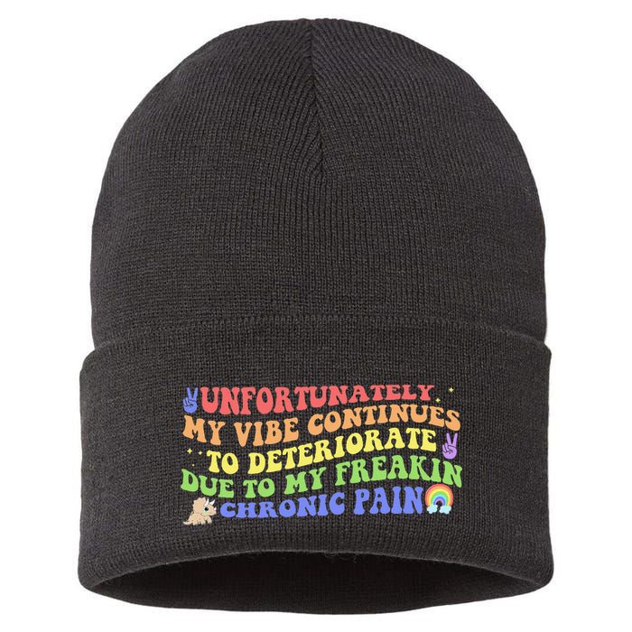 Unfortunately My Vibe Continues To Deteriorate Sustainable Knit Beanie
